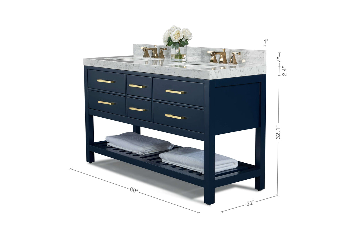 Elizabeth 60" Bath Vanity Set - view 33