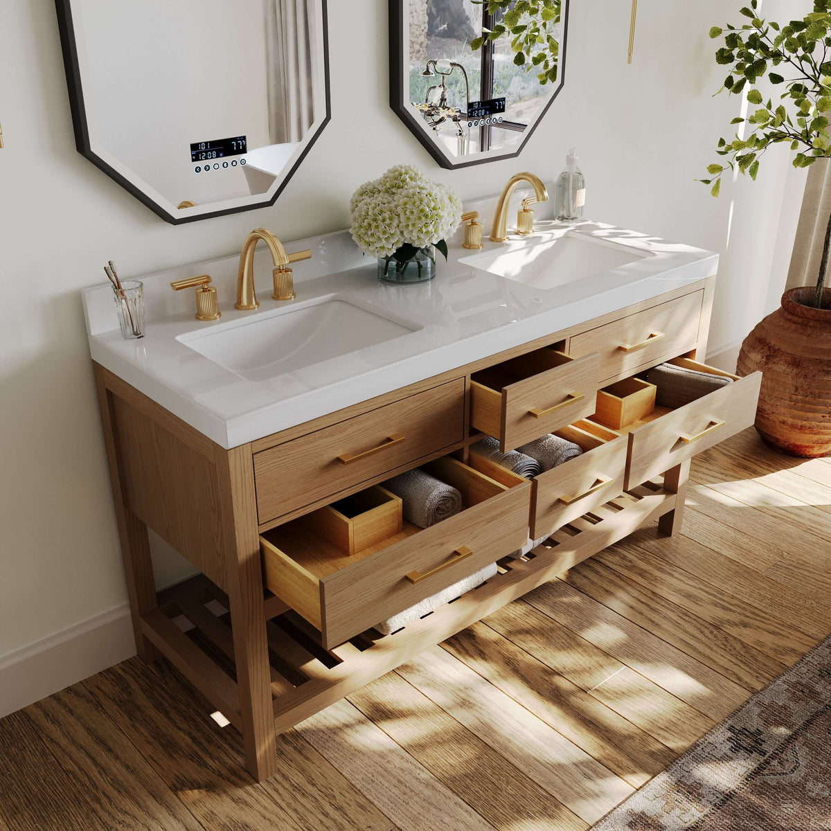 Elizabeth 60" Bath Vanity Set - view 58