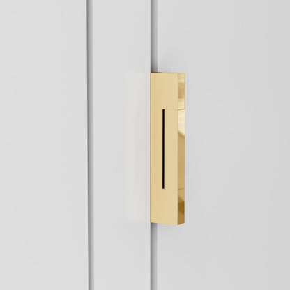 4x4 Inch Solid Brass Square Barrel Door Hinge - Polished Brass - view 4