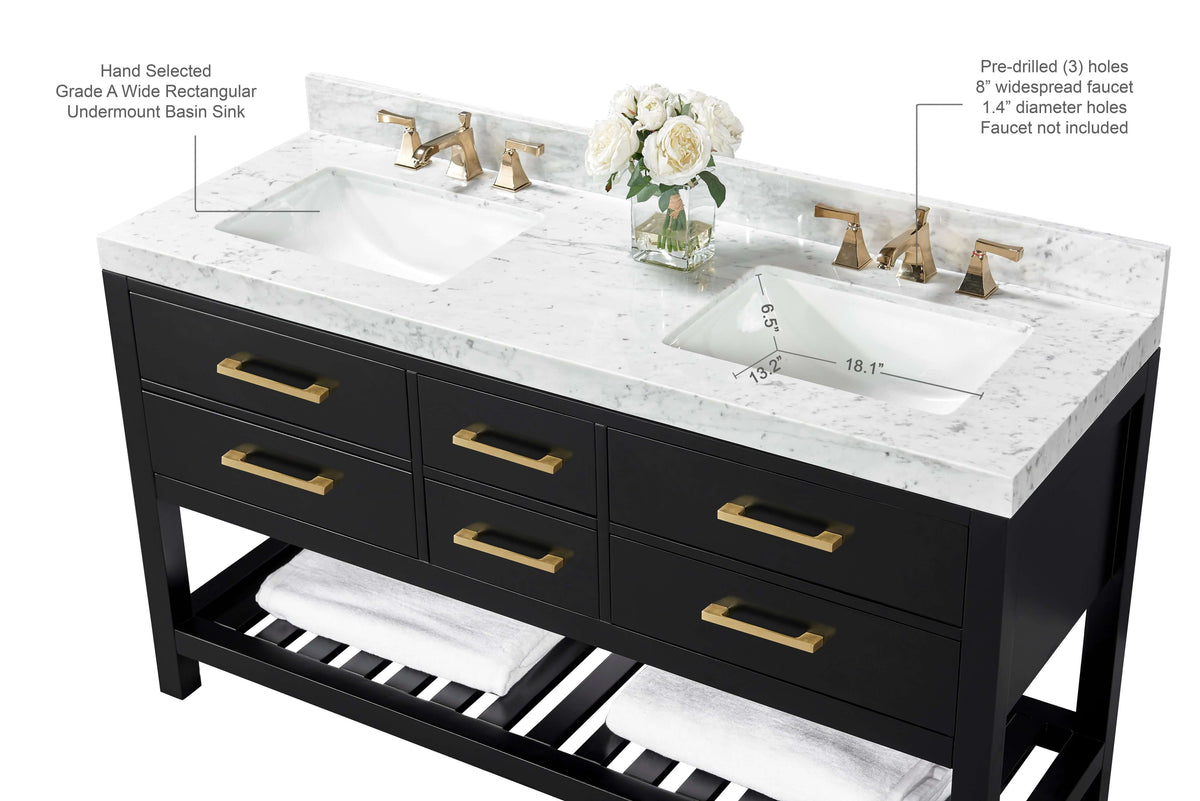 Elizabeth 60" Bath Vanity Set - view 46