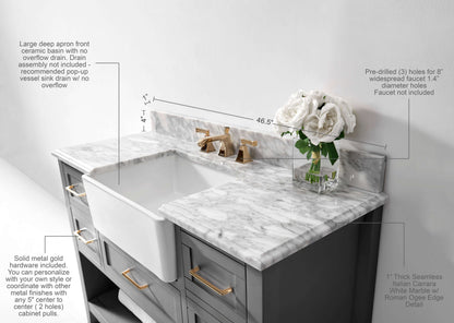 Hayley 48" Bath Vanity Set - view 19
