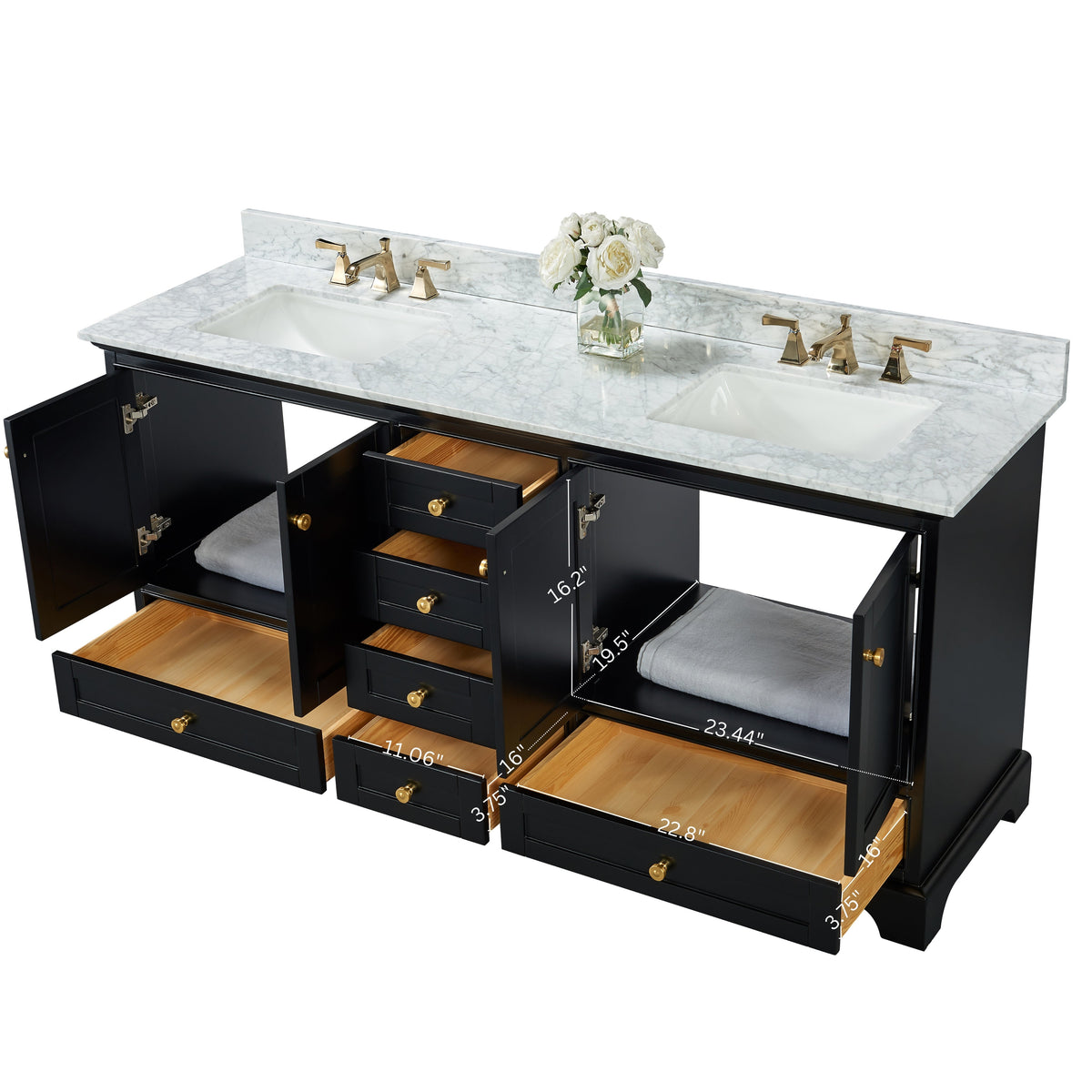 Audrey 66" Bath Vanity Set - view 46