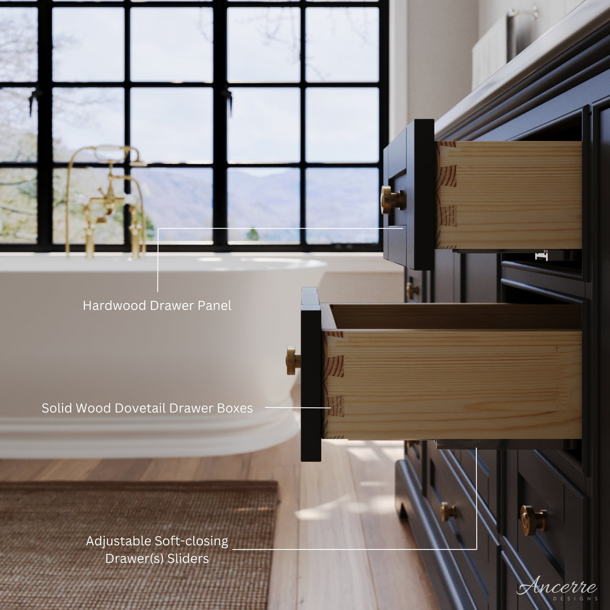 Audrey 66" Bath Vanity Set - view 47