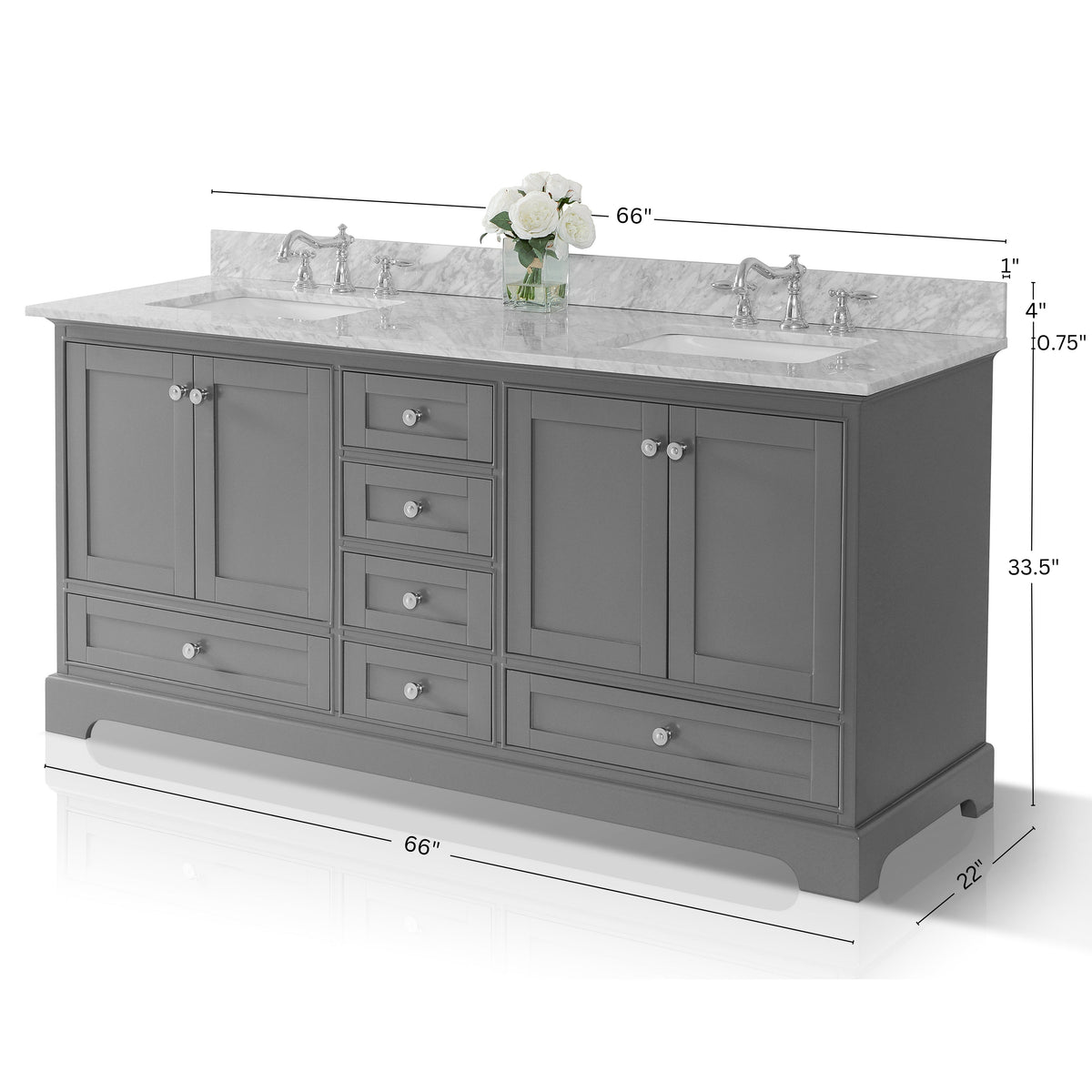 Audrey 66" Bath Vanity Set - view 24