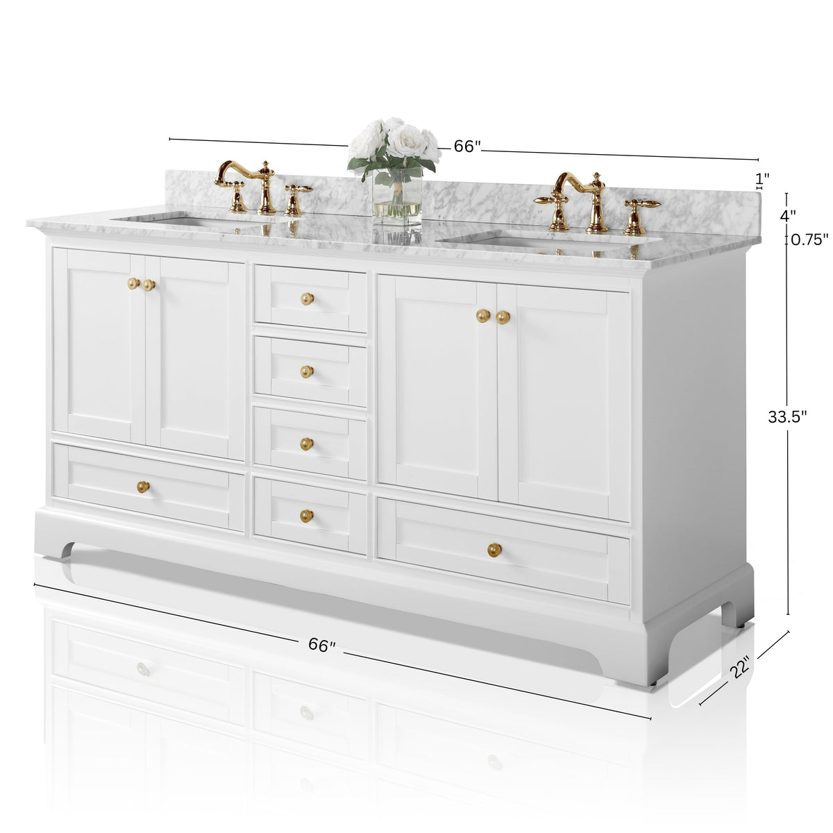 Audrey 66" Bath Vanity Set - view 14