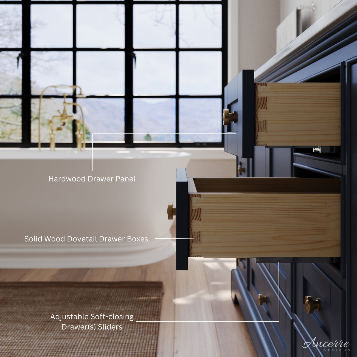 Audrey 66" Bath Vanity Set - view 37