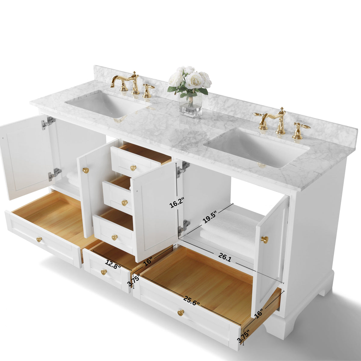 Audrey 66" Bath Vanity Set - view 16