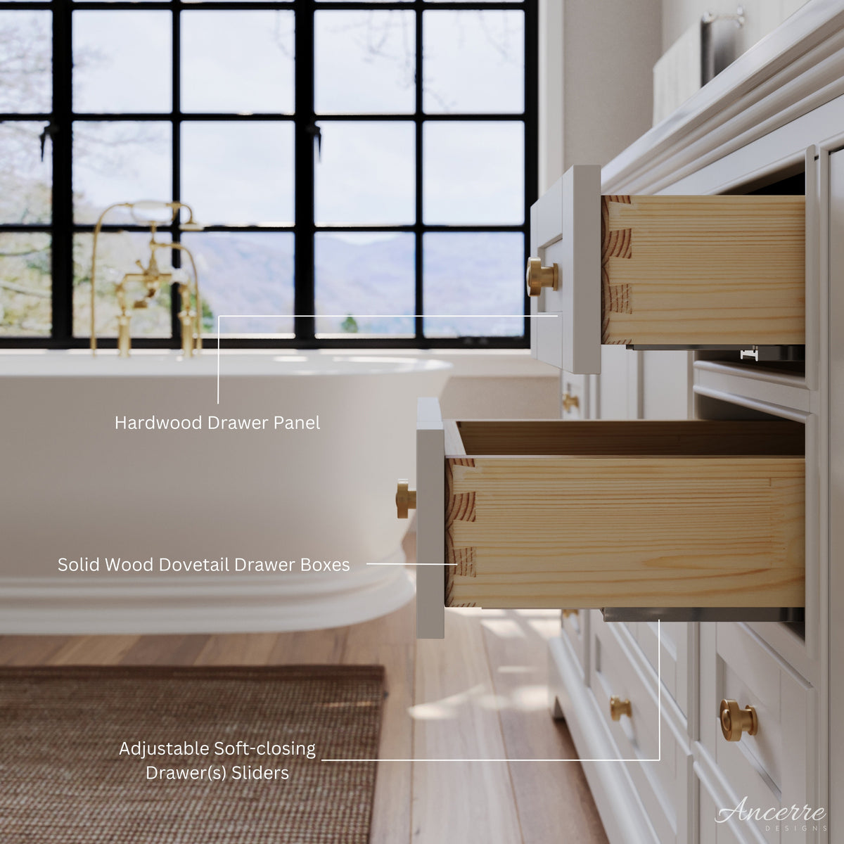Audrey 66" Bath Vanity Set - view 17