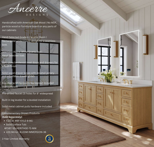 Audrey 84" Bath Vanity Set - view 2