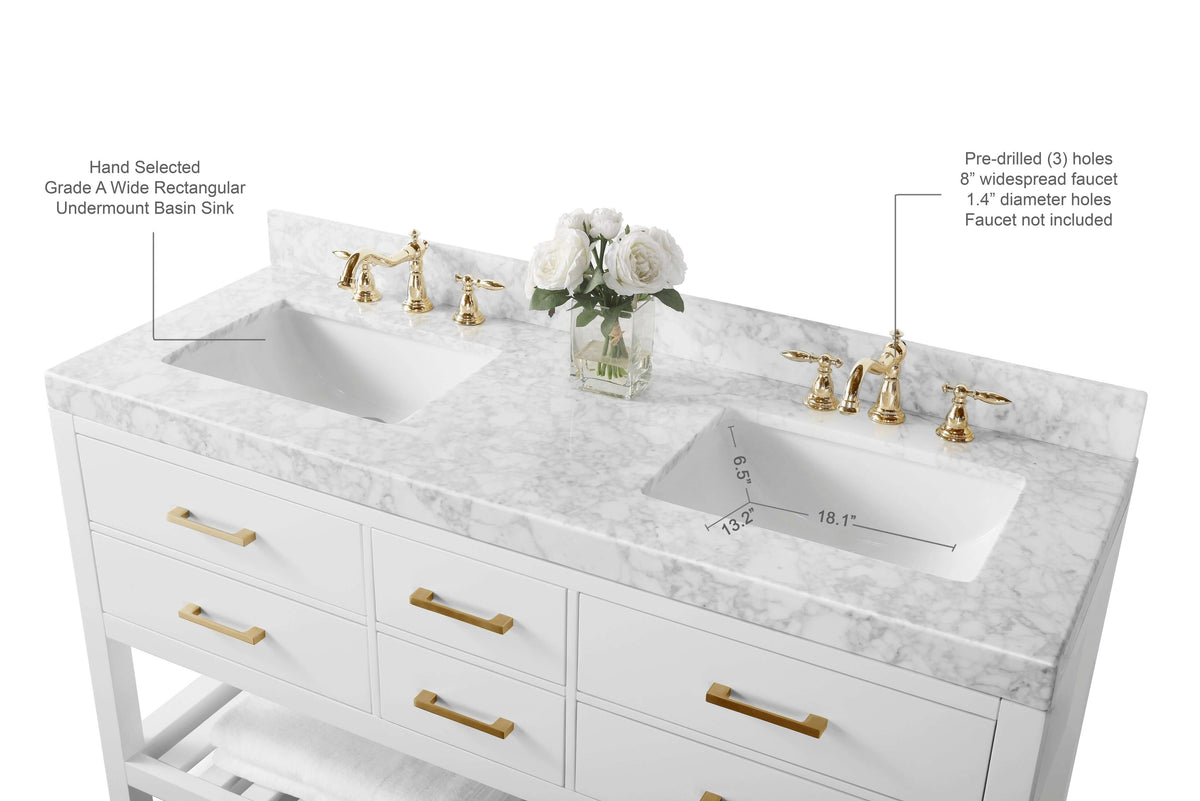 Elizabeth 60" Bath Vanity Set - view 15