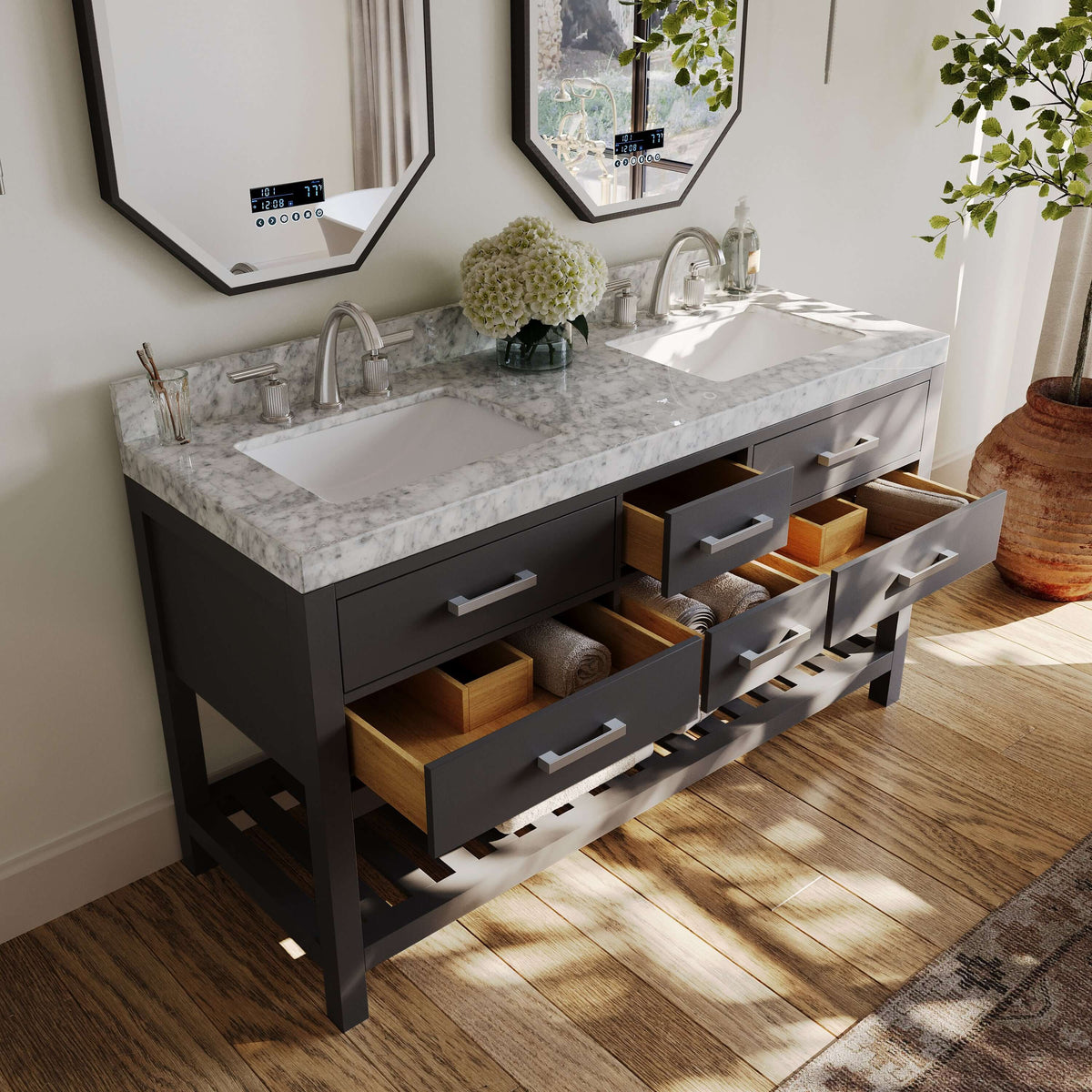 Elizabeth 60" Bath Vanity Set - view 26