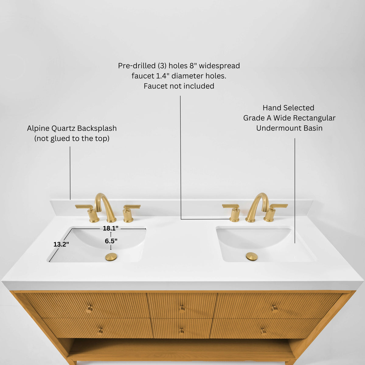 Momo 60" Bath Vanity Set - view 37