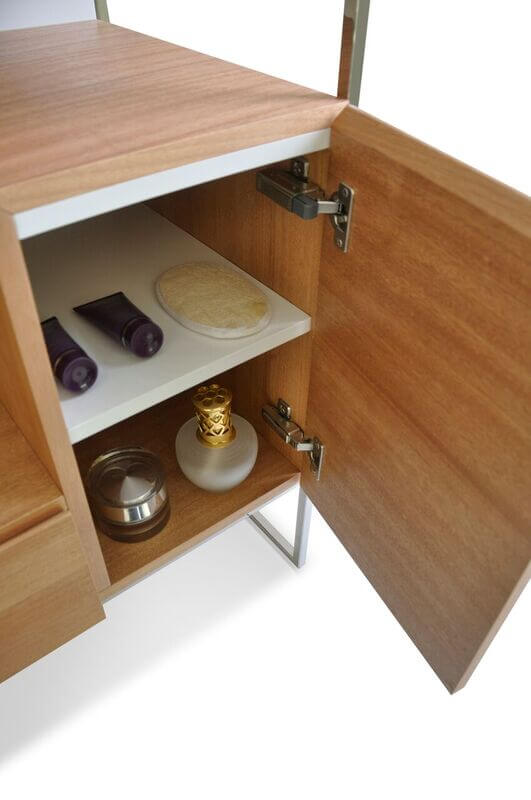 Tory Bathroom Vanity with Solid Surface Top Cabinet Set with Mirror - view 10