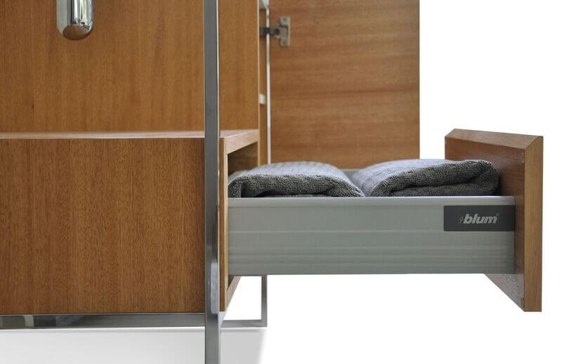 Tory Bathroom Vanity with Solid Surface Top Cabinet Set with Mirror - view 11