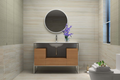 Tory Bathroom Vanity with Solid Surface Top Cabinet Set with Mirror - view 18