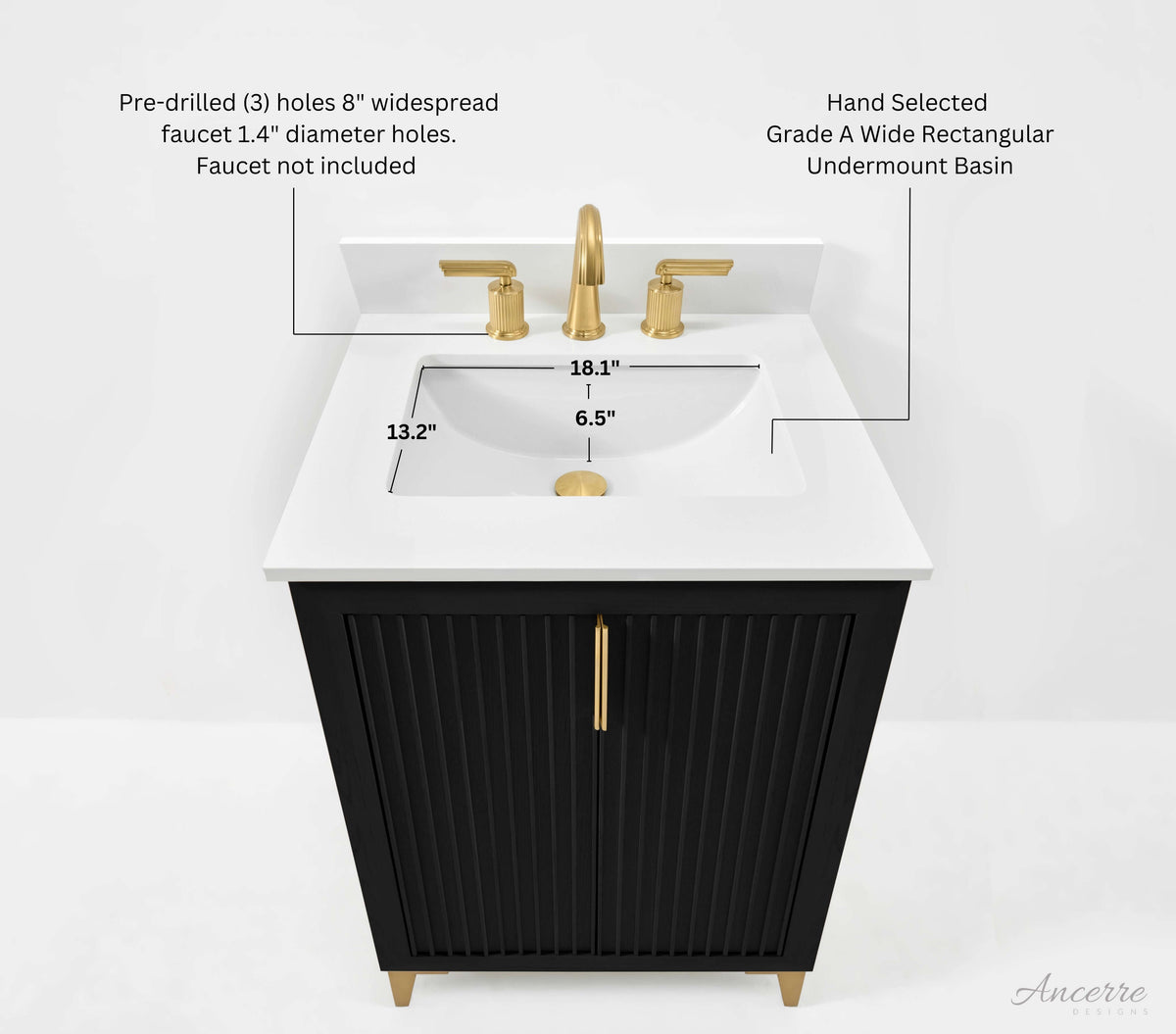 Turlington 24" Bath Vanity Set - view 14