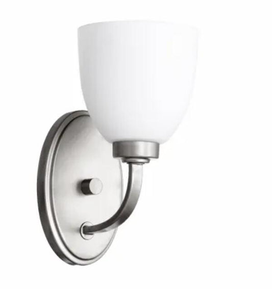 Quorum Reyes 10" Wall Sconce in Classic Nickel