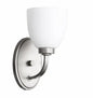 Quorum Reyes 10" Wall Sconce in Classic Nickel