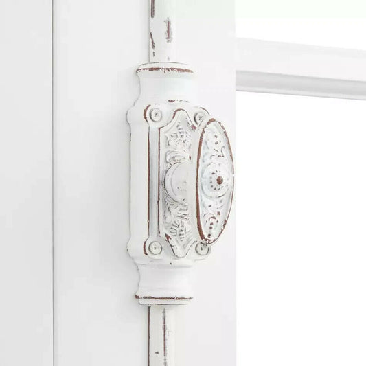 Signature Hardware Lampton Iron Cremone Bolt for 6' Windows, Distressed White