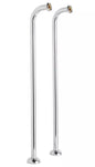 Signature Hardware 37-1/2" Heavy Duty Freestanding Tub Supplies, Chrome