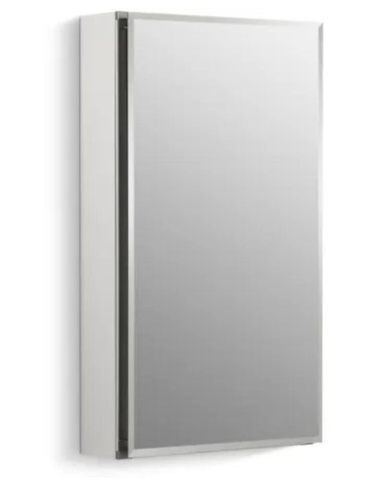 Kohler 15" x 26" Single Door Reversible Hinge Frameless Mirrored Medicine Cabine