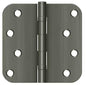 Deltana 4 x 4 Antique Nickel Door and Butt Hinge (Pair) - S44R5BB15A