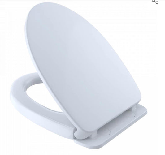 TOTO SS124#01 SoftClose Elongated Toilet Seat - White