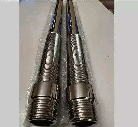 Signature Hardware 13" Bottom Pipe Nipples For Freestanding Supplies NB-118BN