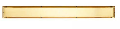 Signature Hardware 40" Tile Insert Linear Shower Drain - Brushed Gold