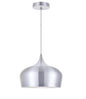 Elegant Lighting LDPD2003BN Nora 12" Wide Pendant w/AluminumShade-Brushed Nickel