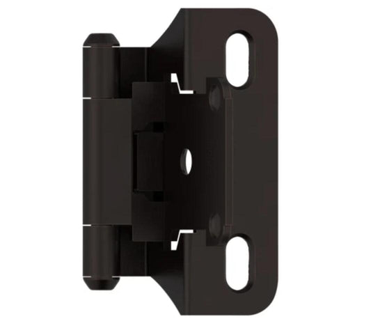 Amerock Functional Hardware 1/4 Inch Overlay Wrap Cabinet Door Hinge - Pair