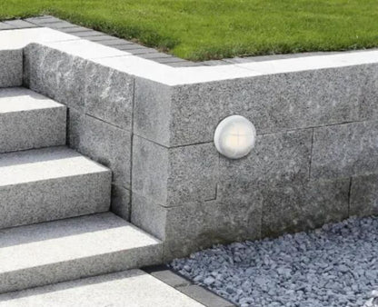 Westinghouse 6113900 8" Tall LED Outdoor Wall Sconce - Circular - White