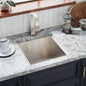 Signature Hardware Sitka 15" Dual Mount Single Basin Stainless Steel Prep Sink