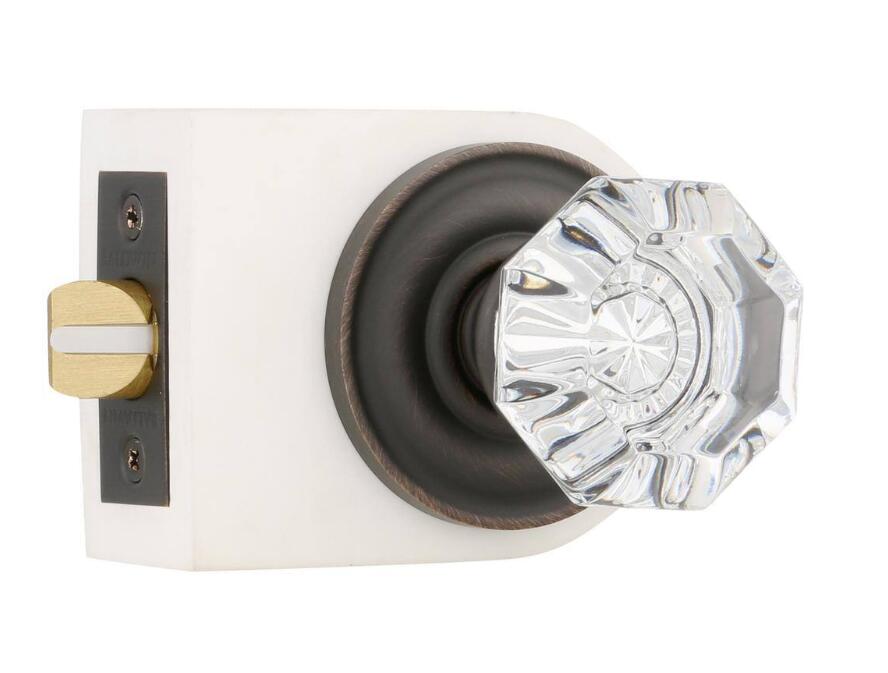 Baldwin Filmore Venetian Bronze Bed/Bath Crystal Door Knob