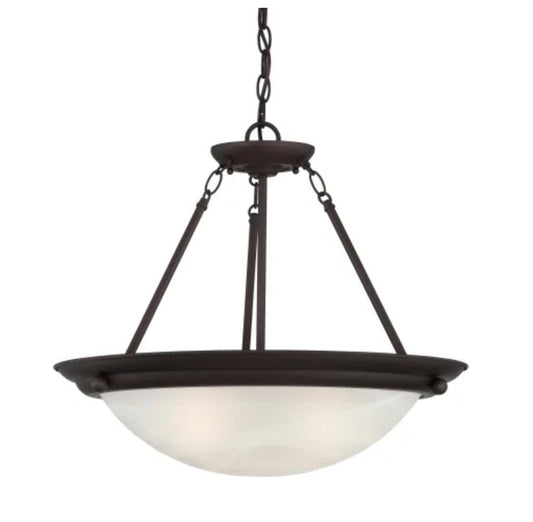 Volume Lighting Lunar 3 Light 22" Wide Pendant / Semi-Flush Ceiling Fixture