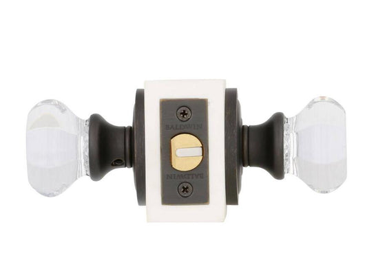 Baldwin Filmore Venetian Bronze Bed/Bath Crystal Door Knob