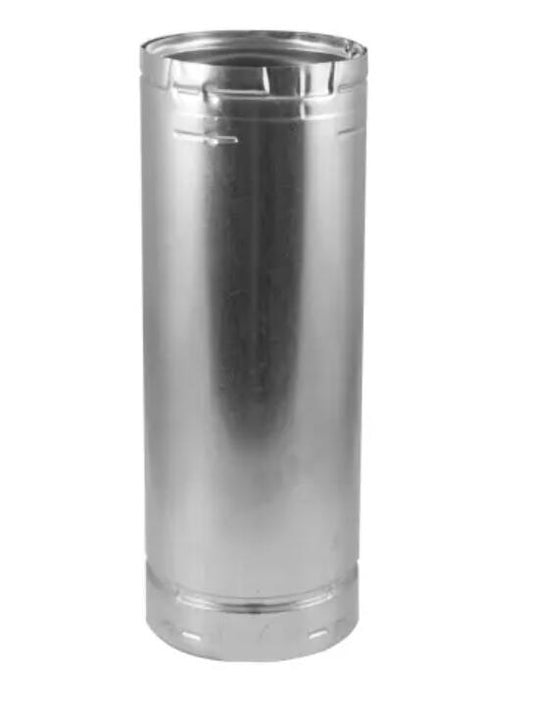 DuraVent 4" Inner Diameter - Type B Round Gas Vent Pipe - Double Wall - 24" Pipe
