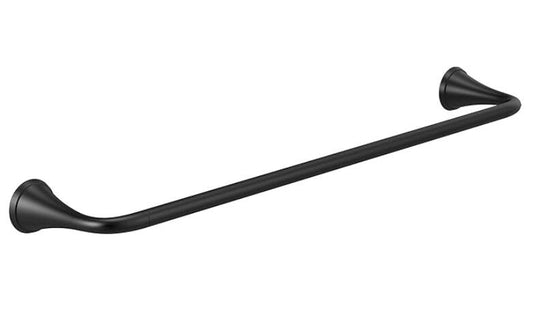 Delta 73324-BL Kayra 24" Wall Mount Towel Bar, Matte Black