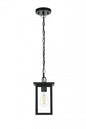 Elegant Lighting OD324H11BK Venango 7 inch Outdoor Pendant in Black