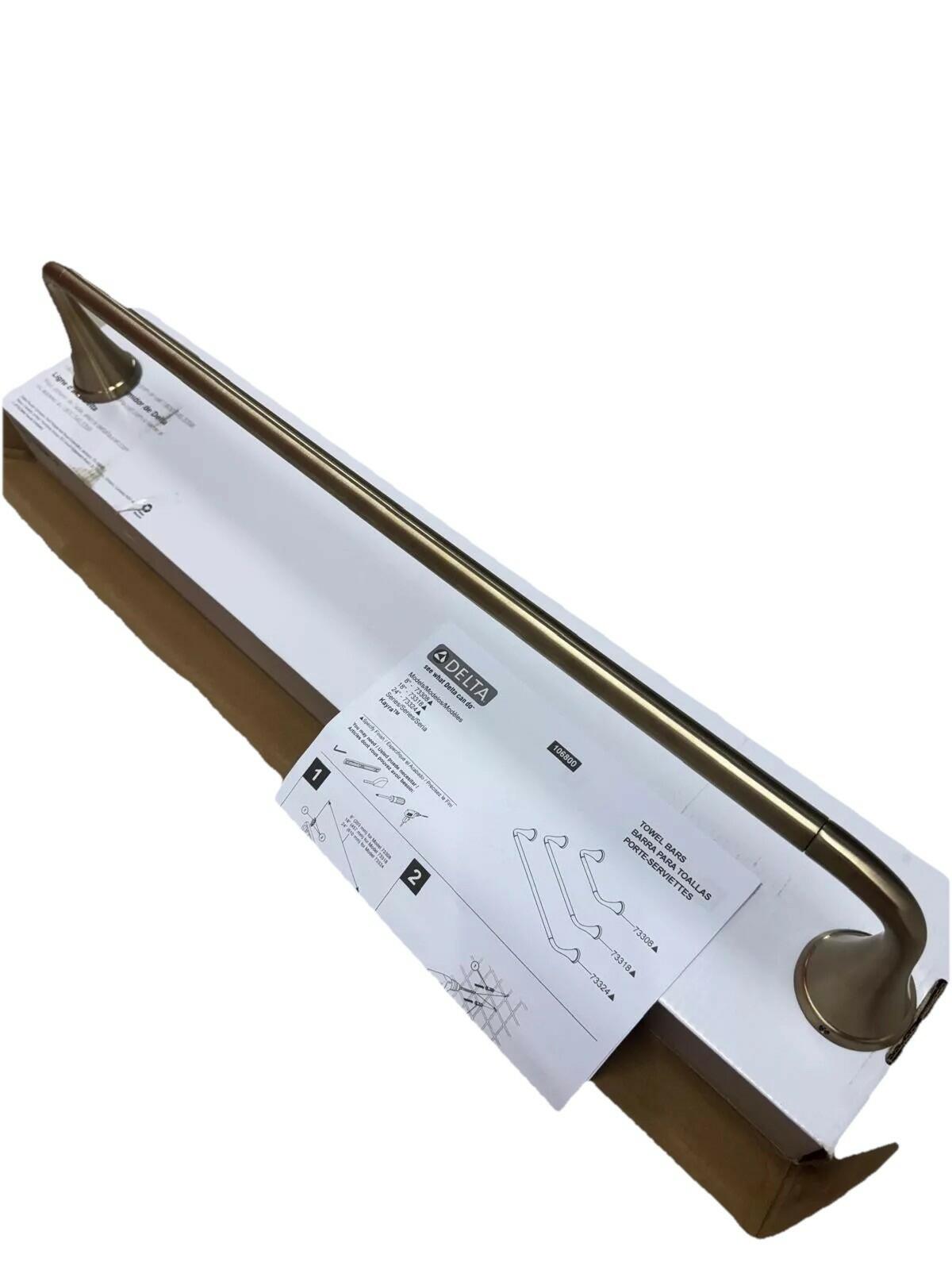 Delta 73324-CZ Kayra 24" Wall Mounted Towel Bar