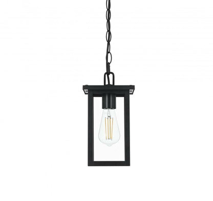 Elegant Lighting OD324H11BK Venango 7 inch Outdoor Pendant in Black