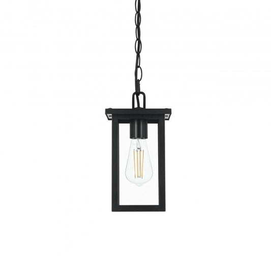 Elegant Lighting OD324H11BK Venango 7 inch Outdoor Pendant in Black