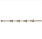 Baldwin 0383 SURFACE BOLT 24"