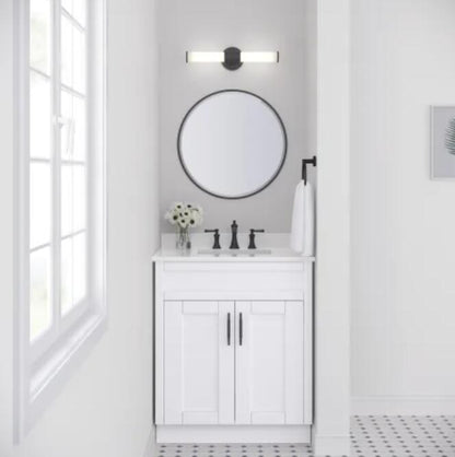 Millennium Lighting 2220 Trumann 2 Light 18" W LED Bath Bar Black Finish