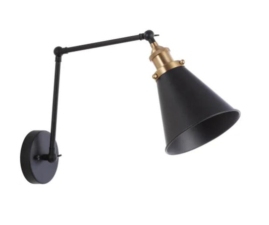 Jonathan Y-JYL7462A Rover Single Light 7" Tall LED Adjustable Wall Sconce Black