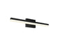DALS Lighting - LEDVAN003-CC-24 - LED 24" Bathroom Sleek Vanity Light - Black