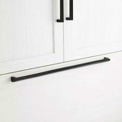 Signature Hardware 24" RINDAHL SOLID BRASS APPLIANCE PULL - MATTE BLACK