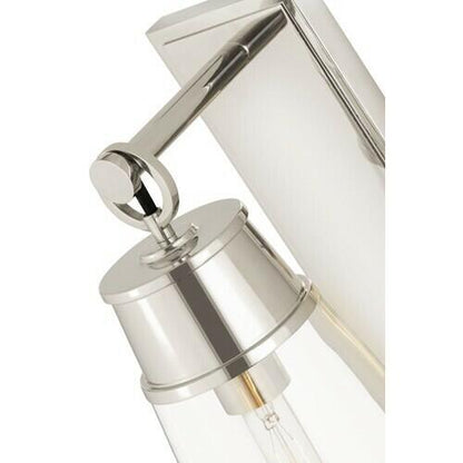 Z-Lite Wentworth 16" 1-Light Wall Sconce - 120V - Polished Nickel