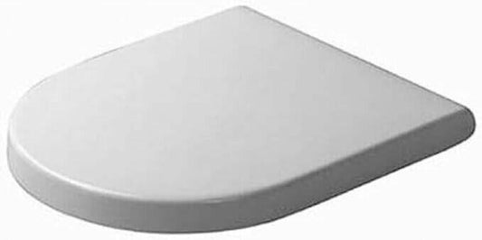 Duravit 006381 Starck 3 Round Closed-Front Toilet Seat - White