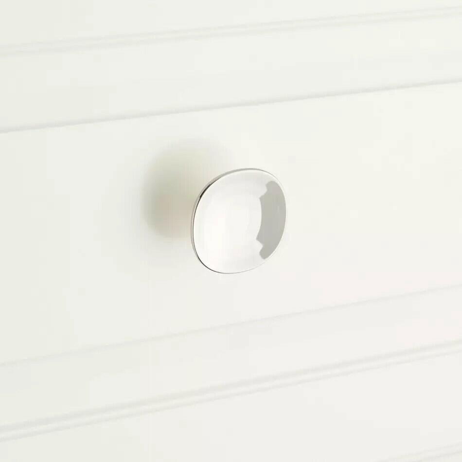 Signature Hardware - 1-9/16" Dolorue Cabinet Knob - Polished Nickel